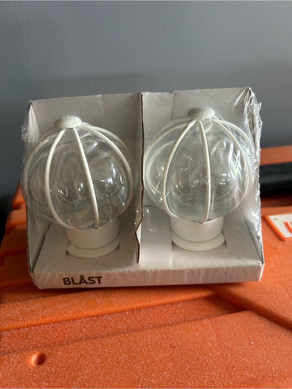 BLÅST 2 curtain ends 4 hooks